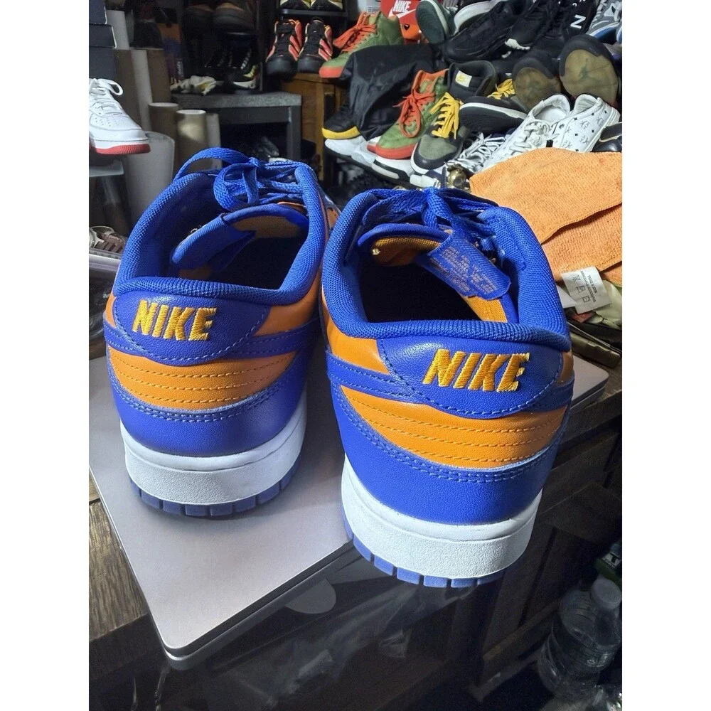 Nike Dunk Low Retro Bright Ceramic/Tm Royal New York Knicks Mets Orange Size 12